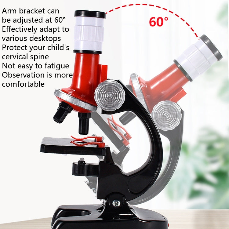 HD 1200 Times Microscope Toys Primary School Biological Science Experiment Equipment Children Educational Toys(Red) - Digital Microscope by buy2fix | Online Shopping UK | buy2fix