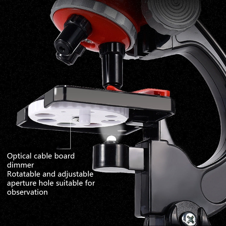 HD 1200 Times Microscope Toys Primary School Biological Science Experiment Equipment Children Educational Toys(Red) - Digital Microscope by buy2fix | Online Shopping UK | buy2fix