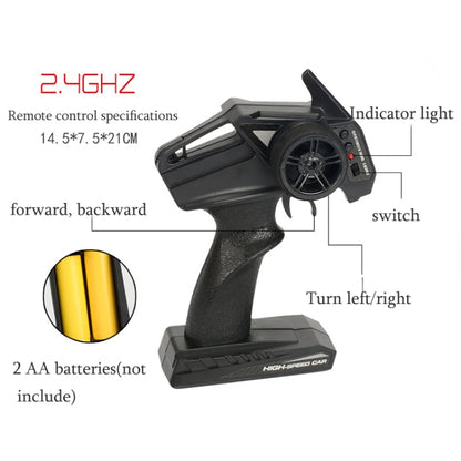 MGRC Charging Remote Control Car 2.4G Wireless Remote Control Four-Way Cross-Country Climbing Car 1:18 Car Model(Red) by MGRC