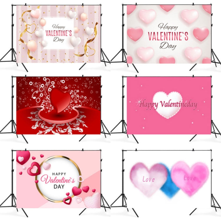 2.1m x 1.5m Valentines Day Photo Party Layout Props Photography Background Cloth(002) - Camera Accessories by buy2fix | Online Shopping UK | buy2fix