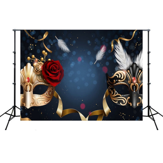 2.1m x 1.5m Masquerade Mask Party Scene Layout Photo Photography Background Cloth(W031) - Camera Accessories by buy2fix | Online Shopping UK | buy2fix