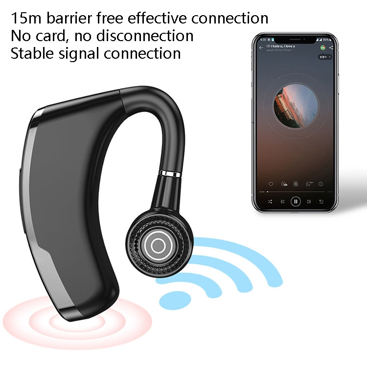 V10P Wireless Bluetooth V5.0 Sport Headphone without Charging Box Support Voice Reception(Black) - Bluetooth Earphone by buy2fix | Online Shopping UK | buy2fix