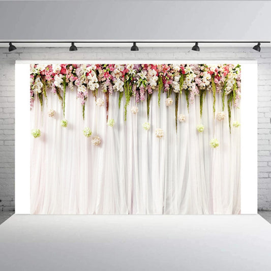 2.1m x 1.5m Flower Wall Simulation Wedding Theme Party Arrangement Photography Background Cloth(W092) by buy2fix