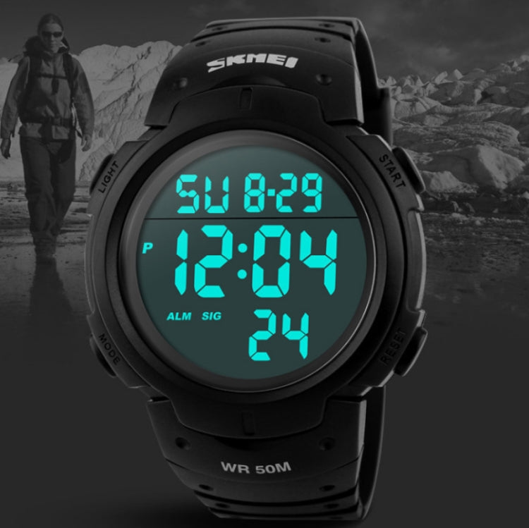 SKMEI 1068 Men Waterproof Outdoor Sports Digital Watch Student Fashion Watch(ArmyGreen) - Sport Watches by SKMEI | Online Shopping UK | buy2fix