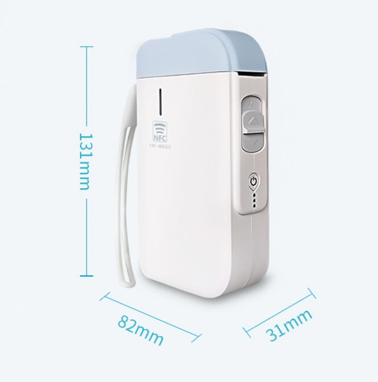 B100 Handheld Portable Bluetooth Mini Label Receipt Printer USB Charging Printer, Specification: Machine+White Label 10 Rolls - Consumer Electronics by buy2fix | Online Shopping UK | buy2fix