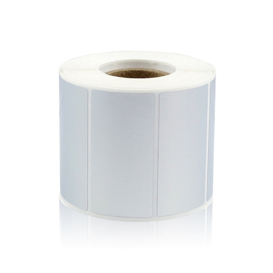 Printing Paper Dumb Silver Paper Plane Equipment Fixed Asset Label for NIIMBOT B50W, Size: 40x20mm Silver by buy2fix