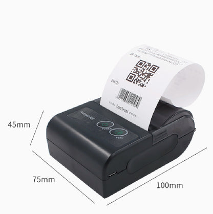 58HB6 Portable Bluetooth Thermal Printer Label Takeaway Receipt Machine, Supports Multi-Language & Symbol/Picture Printing, Model: EU Plug (English) - Consumer Electronics by buy2fix | Online Shopping UK | buy2fix