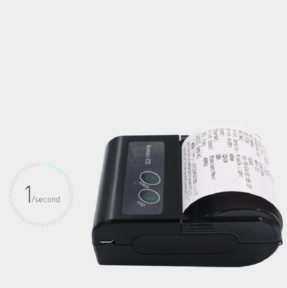 58HB6 Portable Bluetooth Thermal Printer Label Takeaway Receipt Machine, Supports Multi-Language & Symbol/Picture Printing, Model: EU Plug (Spanish) - Consumer Electronics by buy2fix | Online Shopping UK | buy2fix