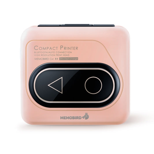 Memobird G4 Handheld Home Student Search Question Graffiti Notes Portable Bluetooth Thermal Printer(Peach Powder) by buy2fix