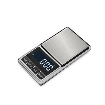 Kitchen Stainless Steel Mini Portable Scale High Precision Jewelry Scale Electronic Scale, Specification: 500g/0.1g - Jewelry Scales by buy2fix | Online Shopping UK | buy2fix