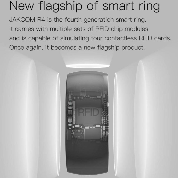 JAKCOM R4 Smart Ring Multifunctional Lord Of The Rings, Size: 70mm for Apple & Android(Number 12) - Smart Wear by JAKCOM | Online Shopping UK | buy2fix