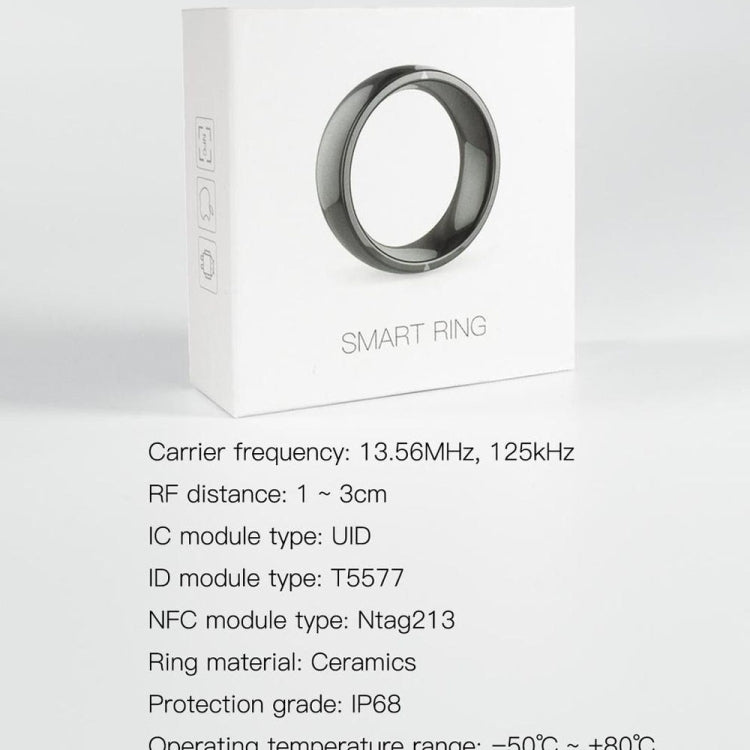 JAKCOM R4 Smart Ring Multifunctional Lord Of The Rings, Size: 70mm for Apple & Android(Number 12) - Smart Wear by JAKCOM | Online Shopping UK | buy2fix