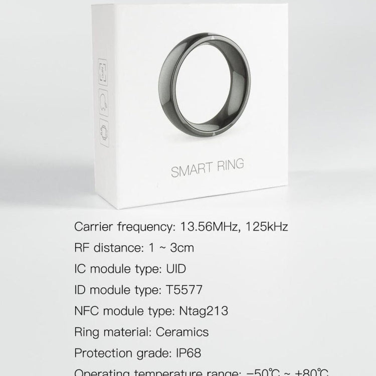 JAKCOM R4 Smart Ring Multifunctional Lord Of The Rings, Size: 66mm for Apple & Android(Number 11) - Smart Wear by JAKCOM | Online Shopping UK | buy2fix