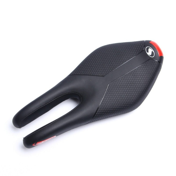 STARBK Mountain Bike Saddle Seat Cushion Road Bike Bicycle Seat(Black Red) - Outdoor & Sports by STARBK | Online Shopping UK | buy2fix