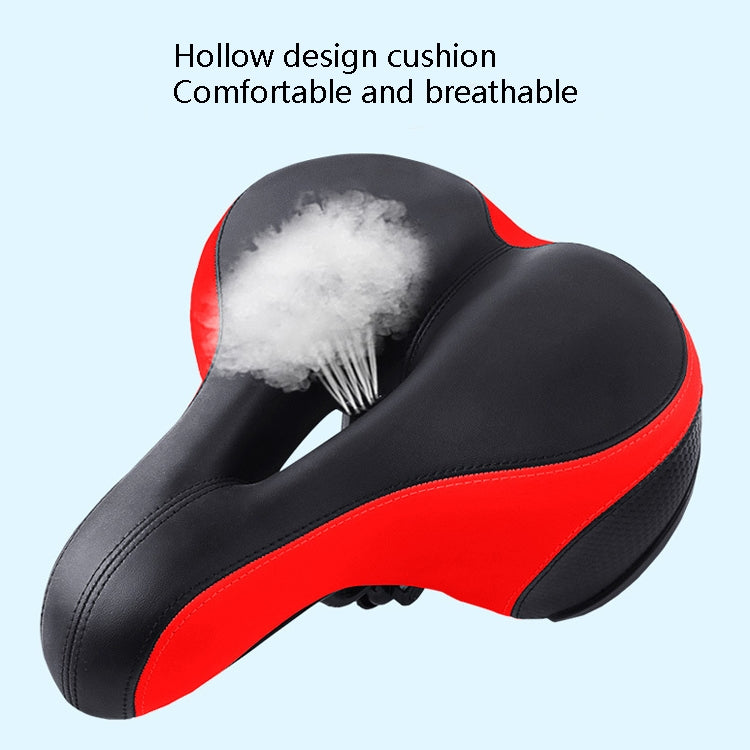 Reflective Seat Bicycle Seat Bicycle Saddle Seat(Black White) - Outdoor & Sports by buy2fix | Online Shopping UK | buy2fix