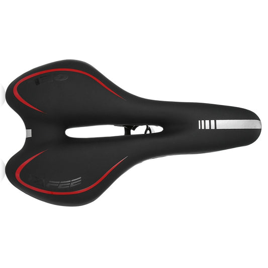Silicone Bicycle Seat Mountain Bike Saddle Seat Cushion Comfortable Bicycle Accessories Equipment(Red) by buy2fix