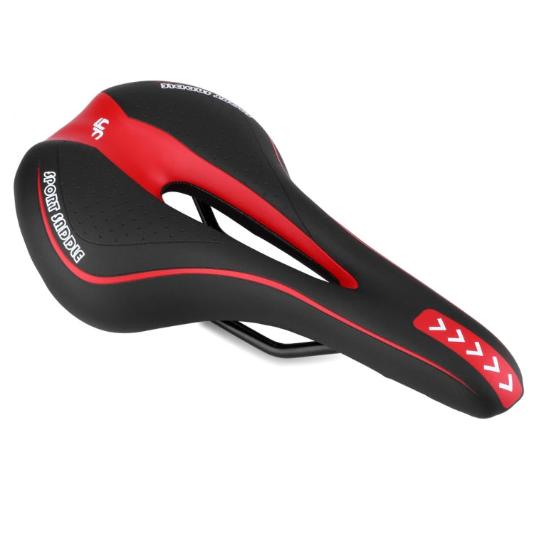 YAFEE YF-1018 Mountain Bike Saddle Bicycle Riding Saddle Bicycle Saddle(White Red) - Outdoor & Sports by YAFEE | Online Shopping UK | buy2fix