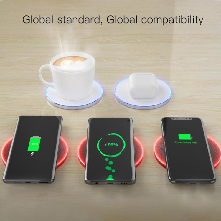 JAKCOM TWC Multifunctional Wireless Charging with Constant Temperature Heating Function US Plug (Black) - Apple Accessories by JAKCOM | Online Shopping UK | buy2fix