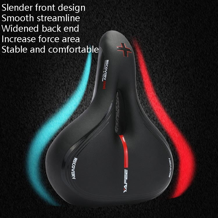 YAFEE Taillight Bicycle Seat Mountain Bike Saddle With Light Seat(Red) - Outdoor & Sports by YAFEE | Online Shopping UK | buy2fix