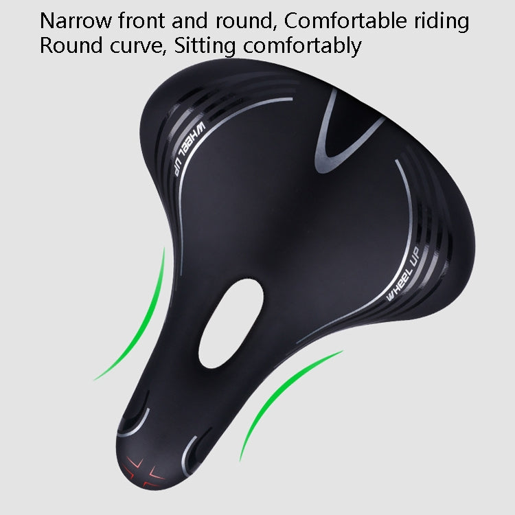 Wheel Up Bicycle Seat Saddle Mountain Bike Road Bike Bicycle Seat Riding Equipment Accessories(Black) - Outdoor & Sports by Wheel Up | Online Shopping UK | buy2fix