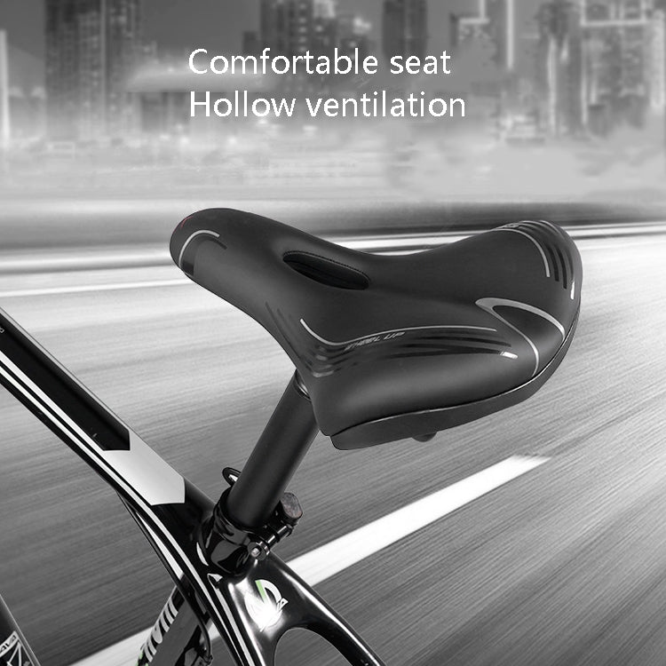 Wheel Up Bicycle Seat Saddle Mountain Bike Road Bike Bicycle Seat Riding Equipment Accessories(Black) - Outdoor & Sports by Wheel Up | Online Shopping UK | buy2fix