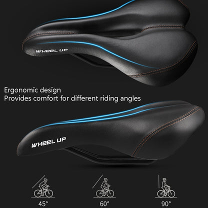 Wheel Up Mountain Bike Bicycle Seat Saddle Road Bike Bicycle Seat Accessories Equipment(Black) - Outdoor & Sports by Wheel Up | Online Shopping UK | buy2fix