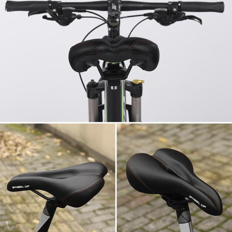 Wheel Up Mountain Bike Bicycle Seat Saddle Road Bike Bicycle Seat Accessories Equipment(Black) - Outdoor & Sports by Wheel Up | Online Shopping UK | buy2fix