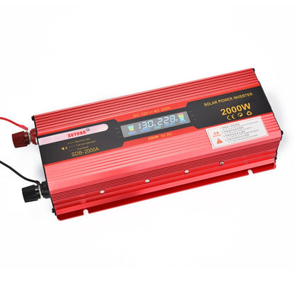 XUYUAN 2000W Car Battery Inverter with LCD Display, Specification: 12V to 220V -  by XUYUAN | Online Shopping UK | buy2fix