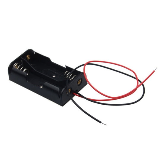 10 PCS AA Size Power Battery Storage Case Box Holder For 2 x AA Batteries without Cover by buy2fix