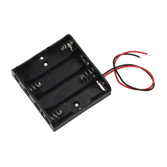 10 PCS AA Size Power Battery Storage Case Box Holder For 4 x AA Batteries without Cover by buy2fix