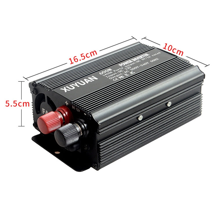 XUYUAN 600W Solar Car Home Inverter USB Charging Converter, EU Plug, Specification: 24V to 220V -  by XUYUAN | Online Shopping UK | buy2fix