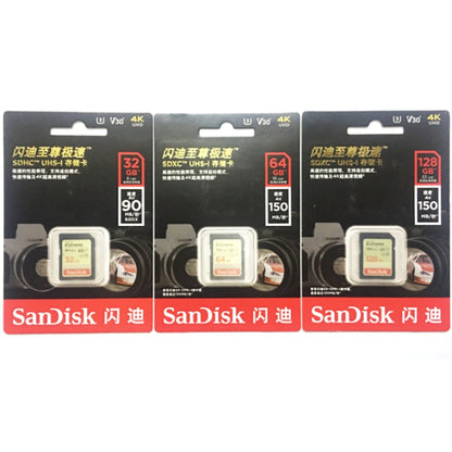 SanDisk Video Camera High Speed Memory Card SD Card, Colour: Gold Card, Capacity: 128GB - SD Card by SanDisk | Online Shopping UK | buy2fix