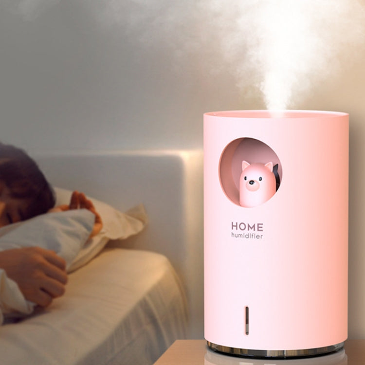 K9 Humidifier Colorful Night Light Home Large Capacity USB Office Aromatherapy Machine Atomizer(Polar Bear Pink) - Home & Garden by buy2fix | Online Shopping UK | buy2fix