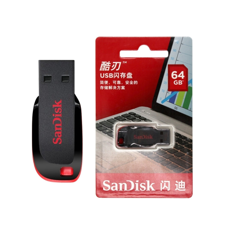 SanDisk CZ50 Mini Office USB 2.0 Flash Drive U Disk, Capacity: 64GB - USB Flash Drives by SanDisk | Online Shopping UK | buy2fix