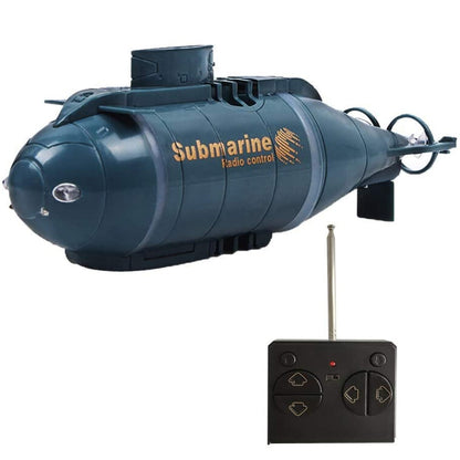 Children 2.4G Electric Six-Way Mini Submarine Model Boy Playing In Water Remote Control Boat Nuclear Submarine(Blue) - Toys & Hobbies by buy2fix | Online Shopping UK | buy2fix