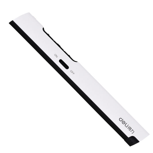 Deli 2.4G Flip Pen Business Presentation Remote Control Pen, Model: TM2801 White (Red Light) by Deli