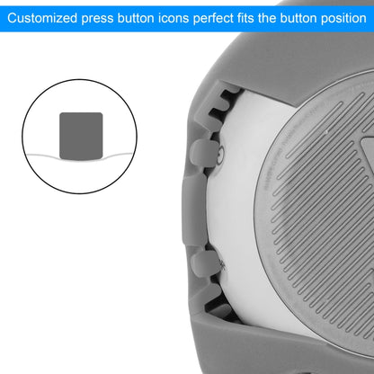 Silicone Bluetooth Speaker Protective Cover Anti-Fall Storage Cover for JBL Clip 3(Medium Gray) by buy2fix