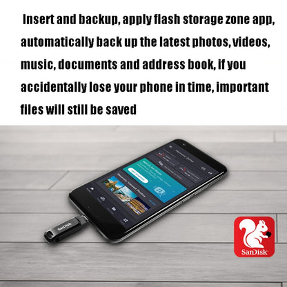 SanDisk Type-C + USB 3.1 Interface OTG High Speed Computer Phone U Disk, Colour: SDDDC3 Black Plastic Shell, Capacity: 32GB - USB Flash Drives by SanDisk | Online Shopping UK | buy2fix