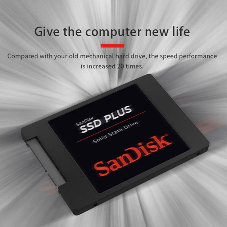 SanDisk SDSSDA 2.5 inch Notebook SATA3 Desktop Computer Solid State Drive, Capacity: 480GB - External Solid State Drives by SanDisk | Online Shopping UK | buy2fix