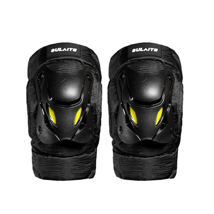 SULAITE Motorcycle Protector Rider Wind Warmth Protective Gear Riding Equipment, Colour: Black Elbow Pads - Protective Gear by SULAITE | Online Shopping UK | buy2fix