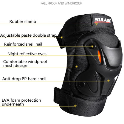SULAITE Motorcycle Riding Equipment Protective Gear Off-Road Riding Anti-Fall Protector, Specification: Elbow Pad by SULAITE