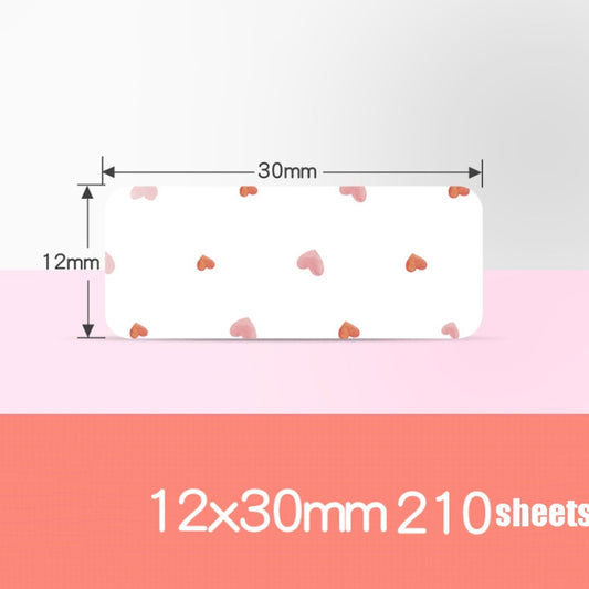 Thermal Label Paper Cosmetic Sticker Bottled Name Sticker For NIIMBOT D11 Printer, Size: Love by buy2fix