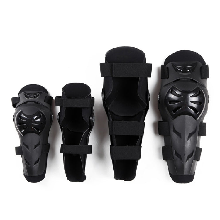 SULAITE Outdoor Sports Protective Gear Motocross Riding Motorsport Elbow Knee Pads, Specification: Free Size(Black) - Protective Gear by SULAITE | Online Shopping UK | buy2fix