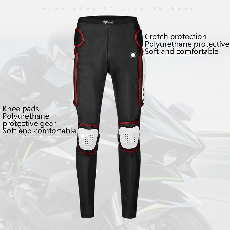 SULAITE Motorcycle Cross-Country Riding Trousers Protective Hip Pants, Specification: XXXL(Black) by SULAITE