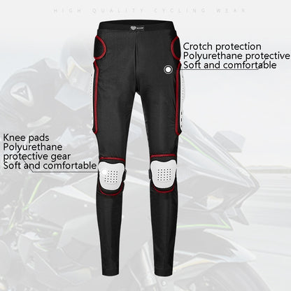 SULAITE Motorcycle Cross-Country Riding Trousers Protective Hip Pants, Specification: XXXL(Black) by SULAITE