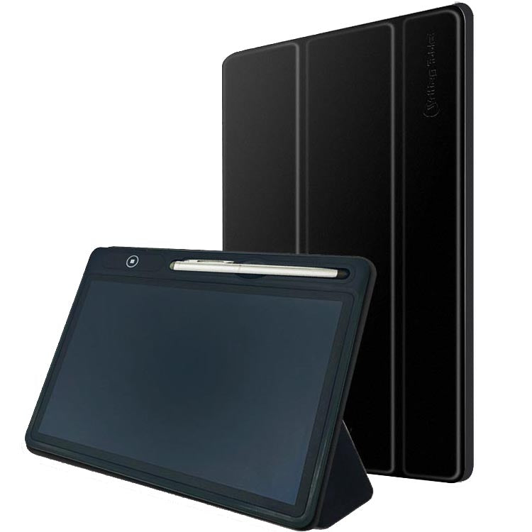 10.1 Inch LCD Handwriting Board Light Energy Electronic Drawing Board Hand-Painted Board Smart Small Blackboard Writing Board(Black With Leather Case)) by buy2fix