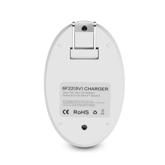 9V L-ion Rechargeable Battery 6F22 9V Lithium Batteries Charger(US Plug) by buy2fix