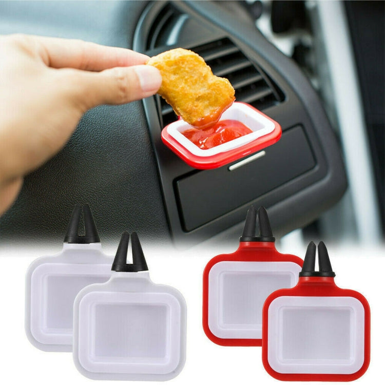 3 PCS Car Sauce Rack Ketchup Fries Seasoning Box,Random Color Delivery by buy2fix