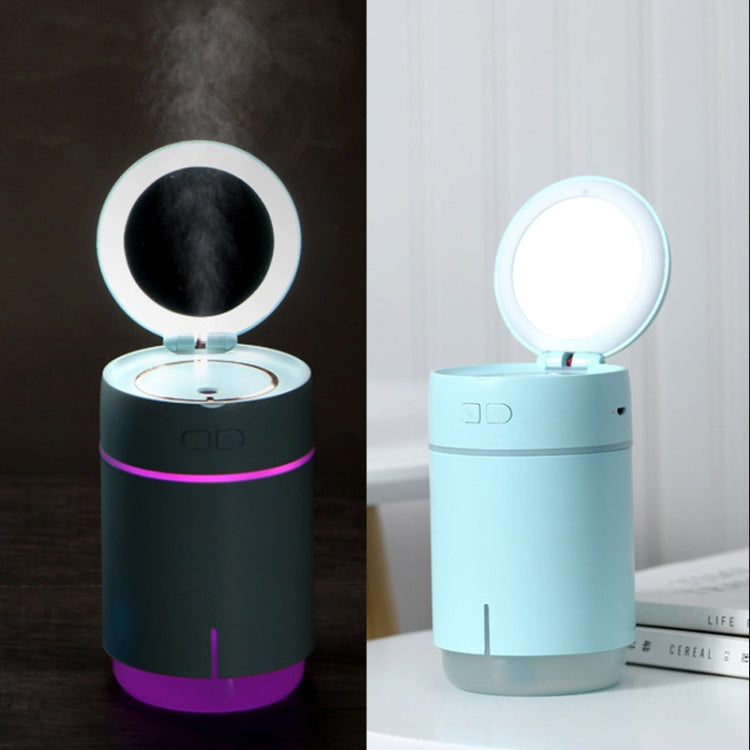 K005 Portable Hydrating LED Fill Light Makeup Mirror USB Mini Humidifier(Blue) - Home & Garden by buy2fix | Online Shopping UK | buy2fix