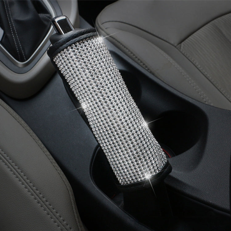 2 PCS Car Diamond-Studded Interior Products Personalized Protective Sleeve Handbrake Cover - Car Interior Mouldings by buy2fix | Online Shopping UK | buy2fix